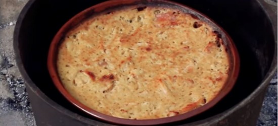 18th-Century Chicken Pudding