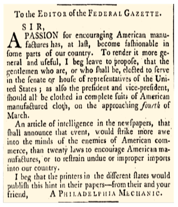 Federal Gazette article