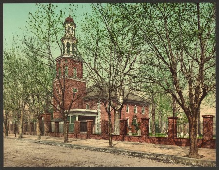 Christ Church, Alexandria, Virginia, Detroit Photographic Co., c1902. (Library of Congress).