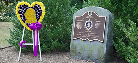 Commemorating Purple Heart Day at Mount Vernon