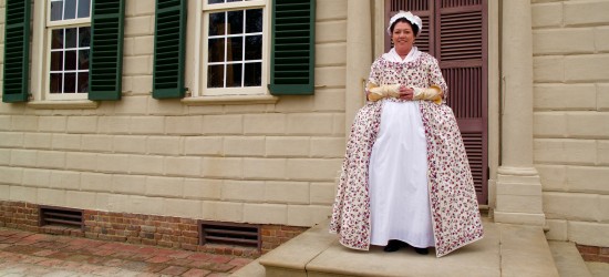 "Mrs. Washington" on Martha's Summer Activites