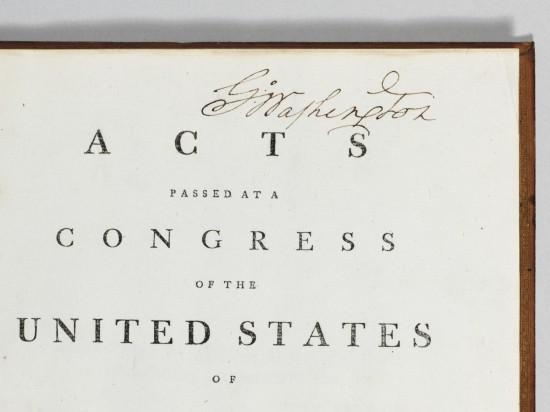 Washington's Personal Copy of the Constitution