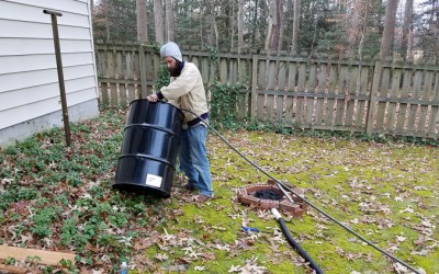 Cleaning the barrel bentside will be boiled in to make it bendable