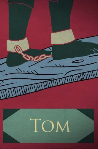 As punishment for attempting to flee, George Washington sold Tom to the Caribbean. This representation of Tom's story comes from Lives Bound Together, Mount Vernon. 