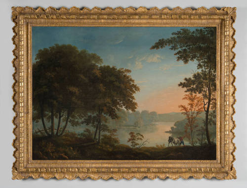 âView of the North [Hudson] River (Morning)â by William Winstanley purchased by George Washington in 1793. Courtesy of the Mount Vernon Ladies Association. 