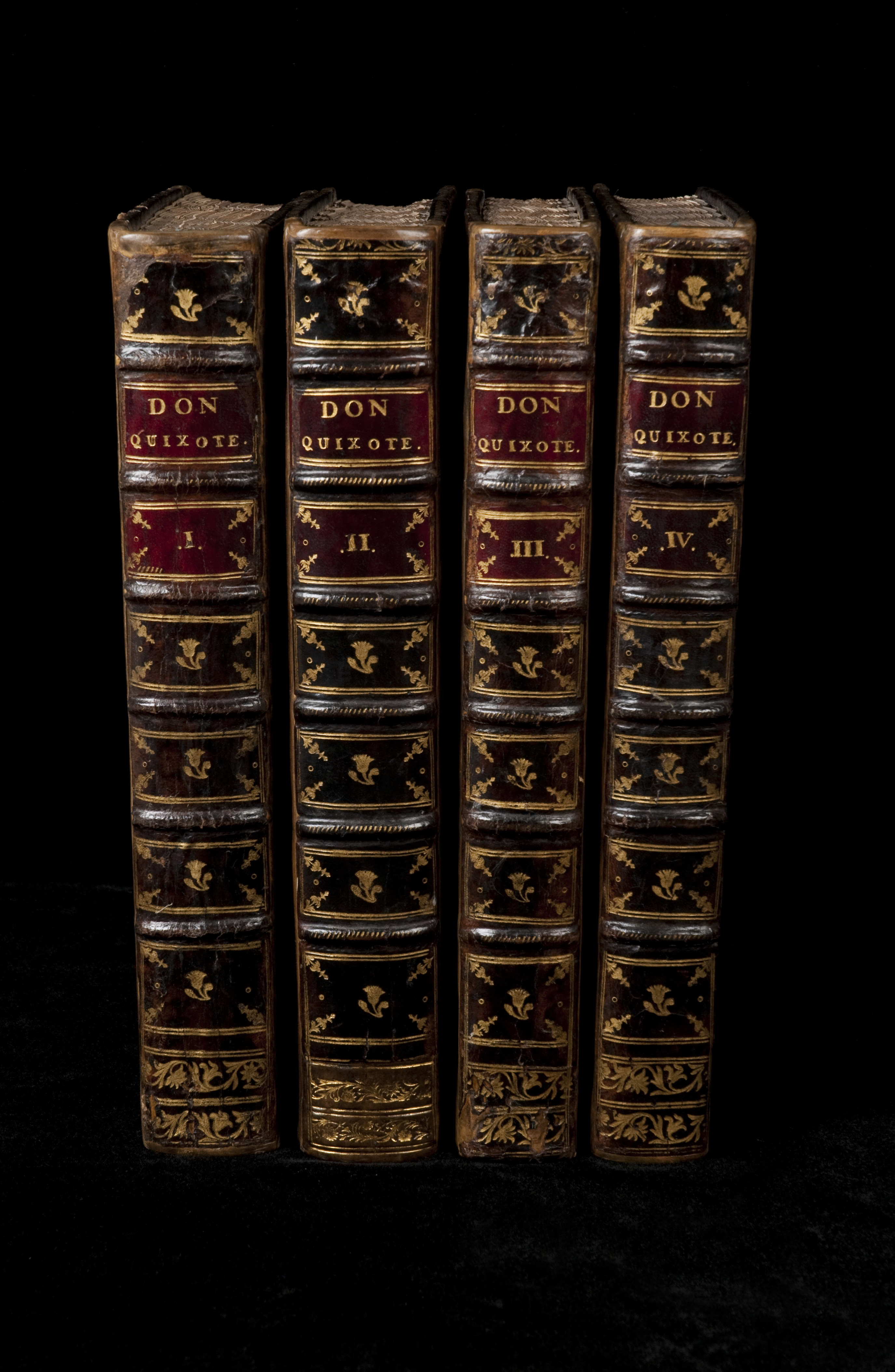 don quixote book spines