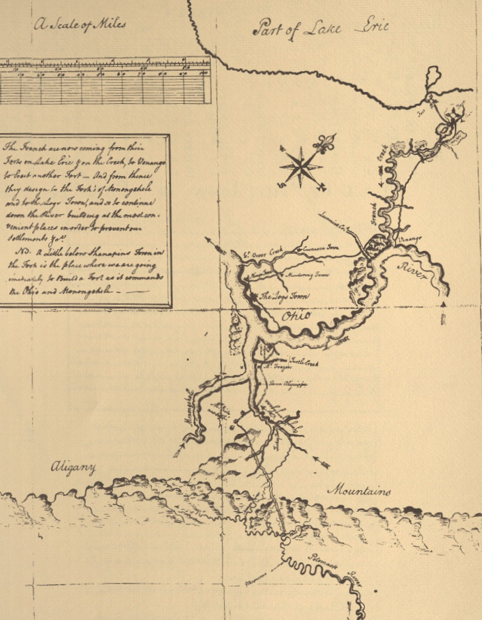 Washington's map of the Alleghany 