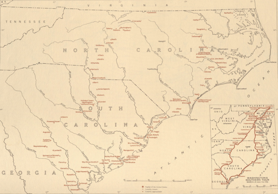 Washington's Southern Tour