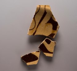 Staffordshire slipware marbled dish or plate.