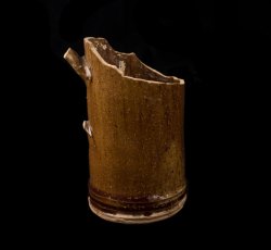 Manganese mottled mug.