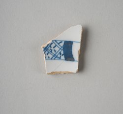 Handpainted blue tin-glaze earthenware tableware.