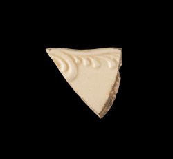 Feather-edge creamware plate or dish.