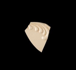 Feather-edge creamware plate or dish.