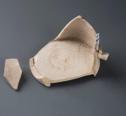 White salt glaze stoneware mug.