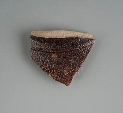 English Brown stoneware storage jar.