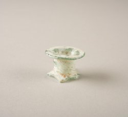 Aqua pharmaceutical vial finish and neck.