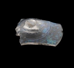 Wine glass foot with partial enamel-twisted stem