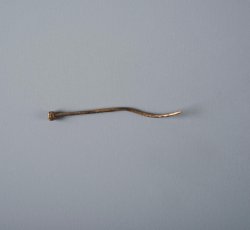 Small straight pin with handmade head