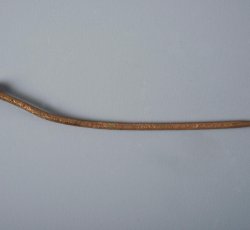 Large straight pin with handmade head