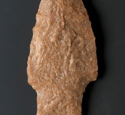 Late Archaic, Savannah River or Savannah River variant-type (Holmes Point) projectile point.