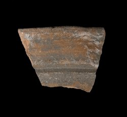 Unidentified stoneware hollowware.