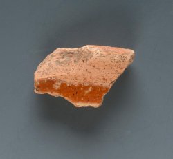 Slipware vessel.