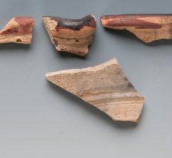 North Midlands/Staffordshire slipware spouted hollowware vessel.