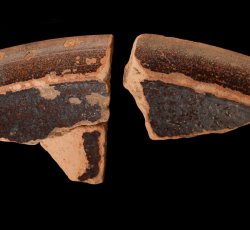 William Roger's earthenware milk pan.