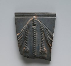 Black basalt slop bowl.