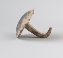 Large copper alloy tack.