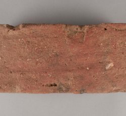 Complete handmade brick.