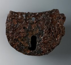 Iron padlock fragment.