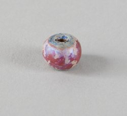 Drawn compound red bead.
