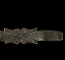 Copper alloy inlay.