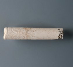 Tobacco pipe with stem border, possibly made in Leicester.