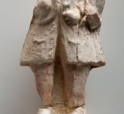 Clay figurine, man.