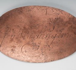 Trunk plate engraved, "Gen: Washington."