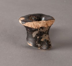 North Midlands/Staffordshire slipware bottle.