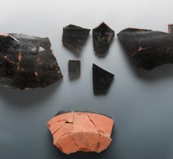 Redware hollowware vessel.