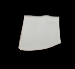 Porcelain saucer overglaze and painted.