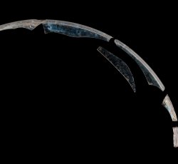 Glass salver or stemmed tray used to serve desserts.