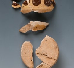 Staffordshire slipware dotted cup.