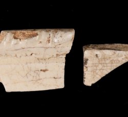 Creamware bead and reel molded hollowware.