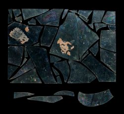 Window glass.
