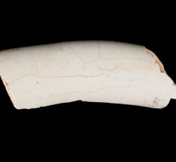 Tin-glazed earthenware chamberpot.