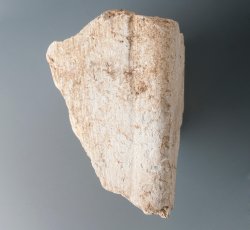 Plaster fragment from window or door surrounds.