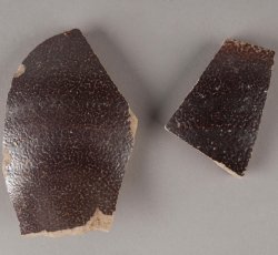 English brown stoneware bottle or jug.