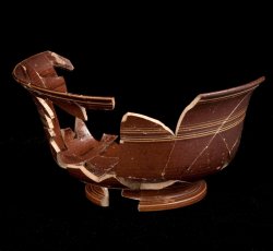 Nottingham stoneware slop bowl.