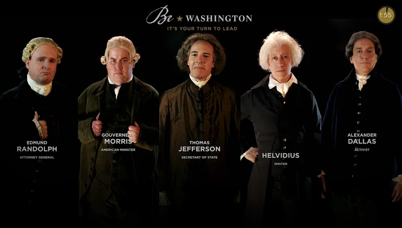 Be Washington in The Battle of Second Trenton