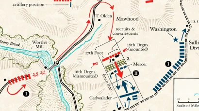 Battle of Princeton, Phases I and II